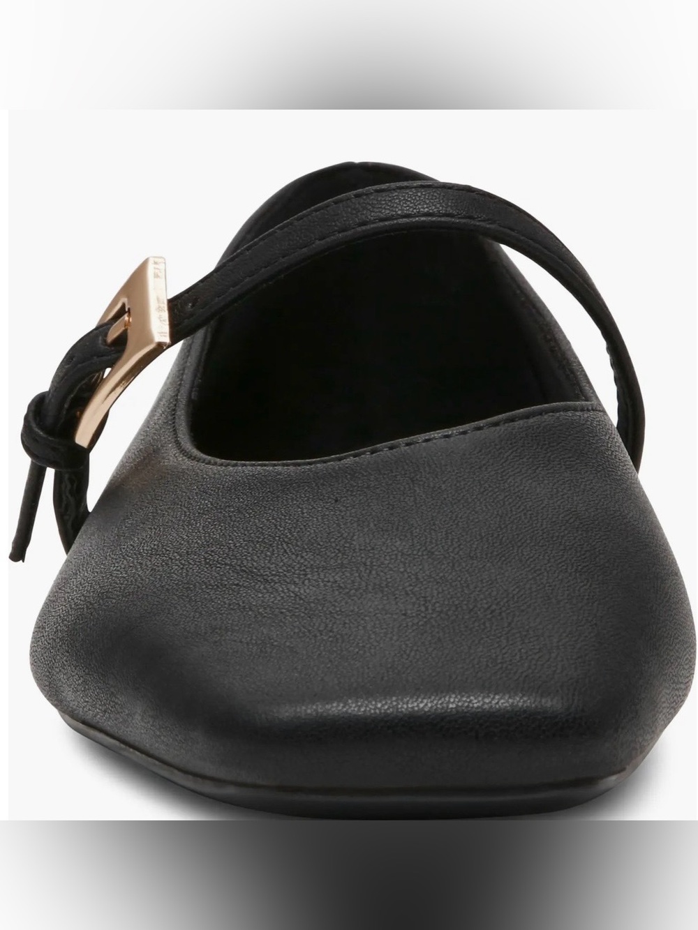 DOLCE VITA Mulaney Black Mary Jane Flats with Gold Accent Buckles - Picture 10 of 13